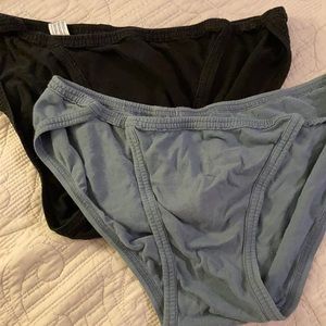 2 pair jockey life string bikini briefs L